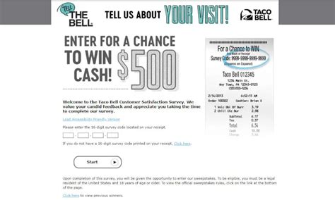 tellthebell.com survey today 2023|Take Your Tellthebell Survey and Win $500 Cash Prize.